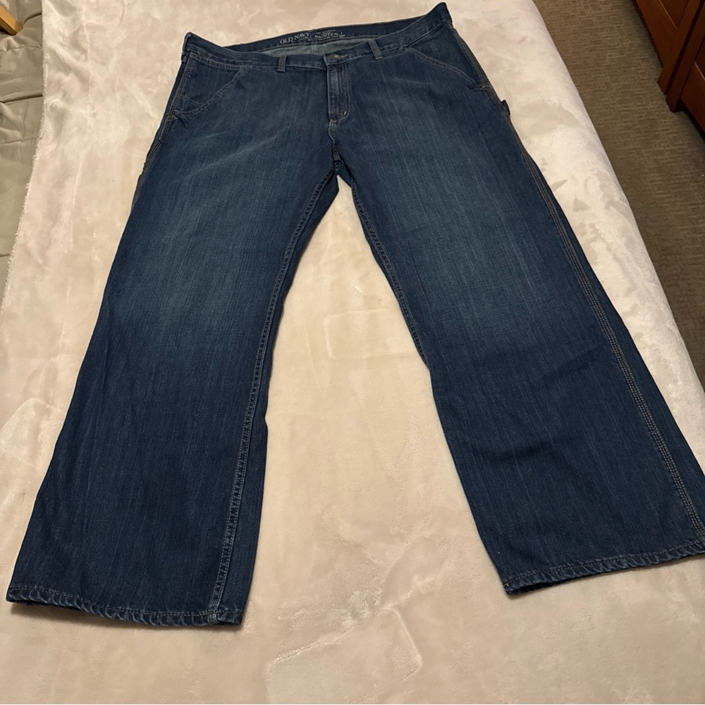 Old Navy Men's Jeans Loose Painter W42 L32